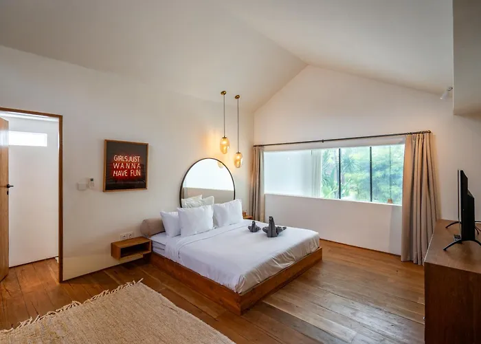 别墅 Stylish 1br With Ac Living And Pool In Pererenan 坎古