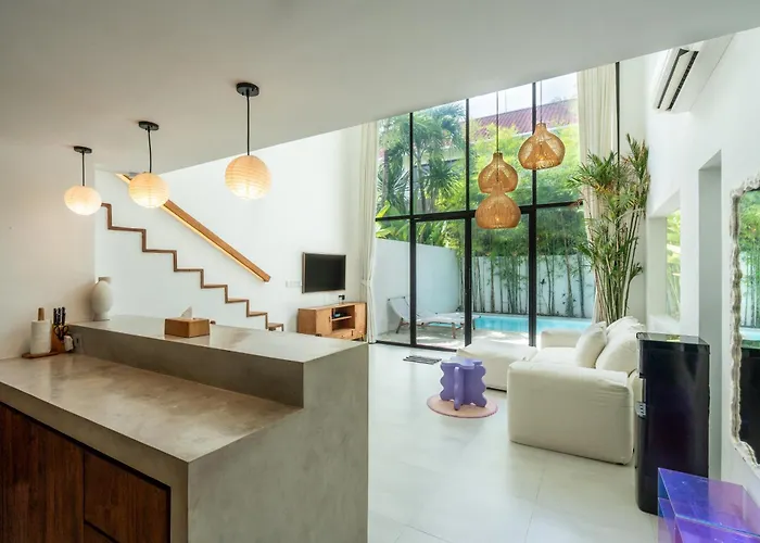 别墅 Stylish 1br With Ac Living And Pool In Pererenan *